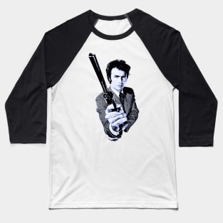 Clint Eastwood (Blue) Baseball T-Shirt